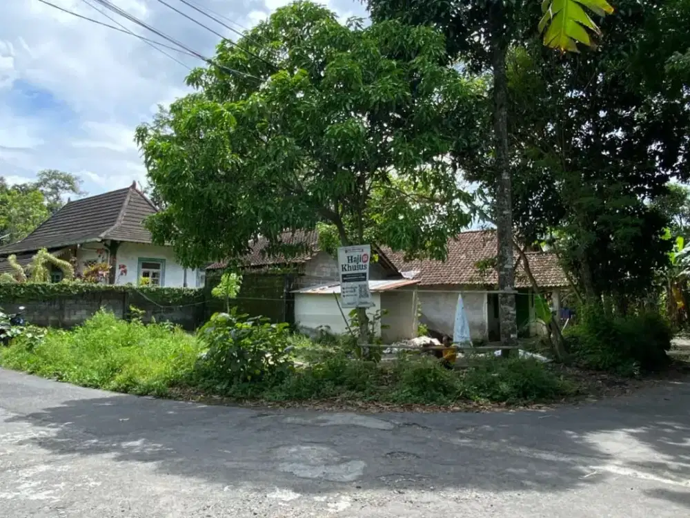 Dijual Tanah Hook di Timur Kampus UII Kaliurang, SHM Pekarangan, Lt 136m2