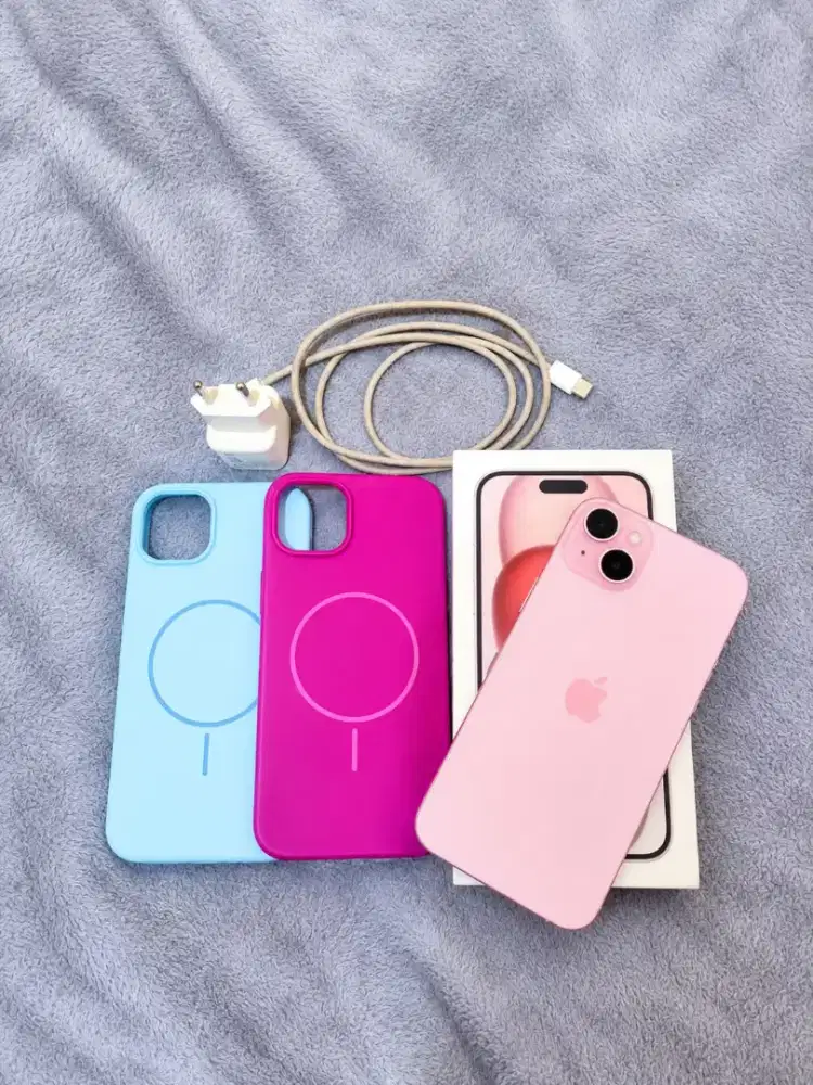 iPhone 15plus/128 garansi ex Ibox