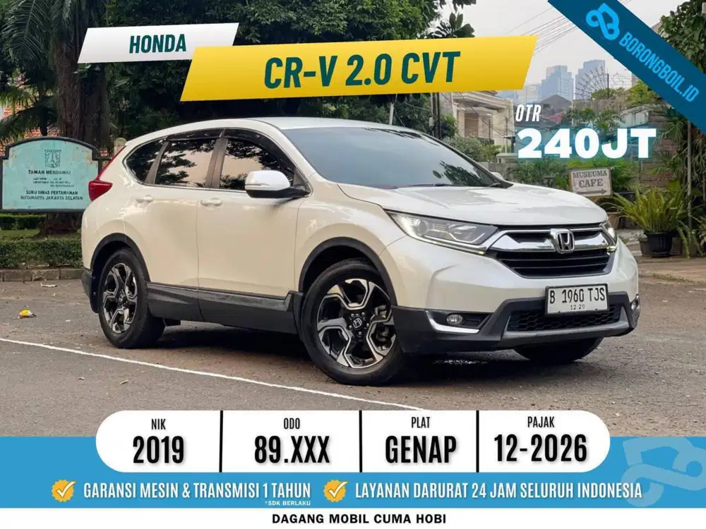 Honda CRV 2.0 cvt 2019 Putih