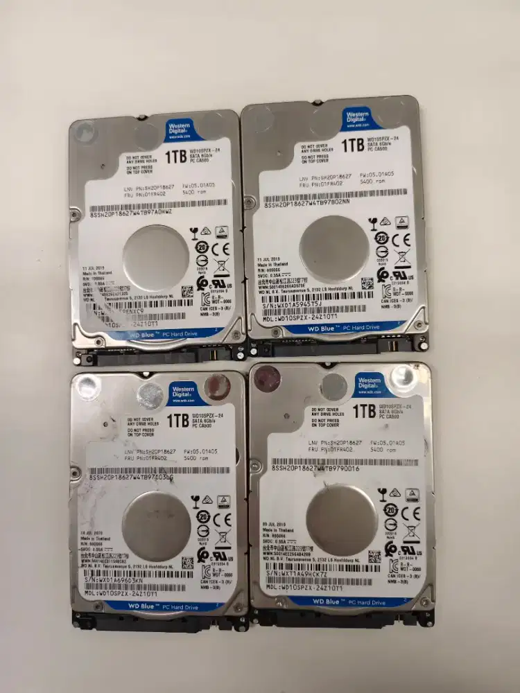Hardisk Laptop 2,5 1TB kondisi normal