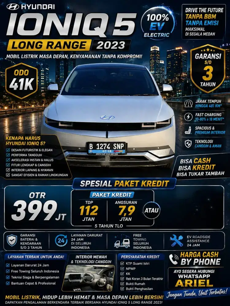 Hyundai ionic 5 long range 2023