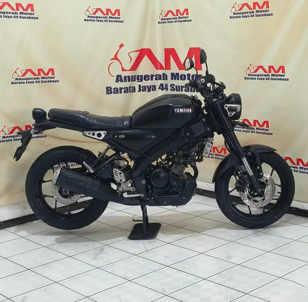 Nopol Baru Yamaha XSR 155 Tahun 2021 Warna Hitam