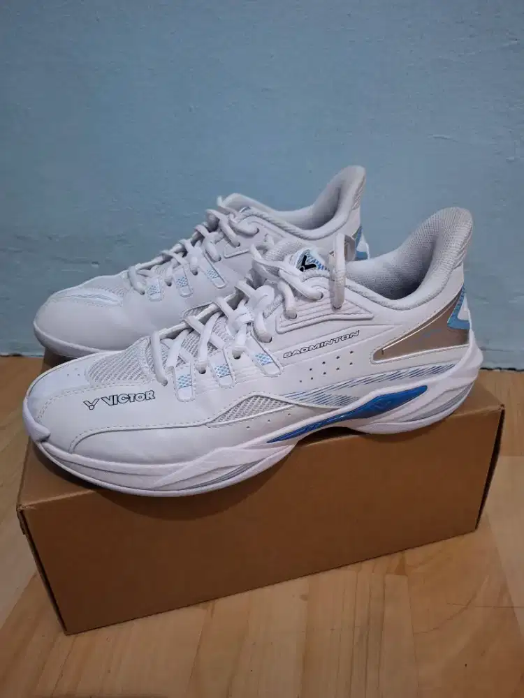Sepatu Badminton Victor A550 Size 43 27.5 Fullset Ori Masih Gresh