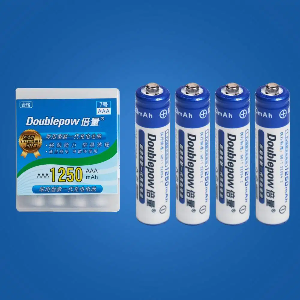 4 Butir Batre Baterai AAA A3 Cas isi Ulang 1250mAh free Kotak Battery