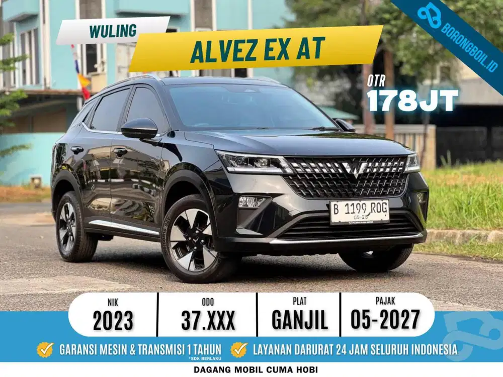 Wuling Alvez Ex AT Hitam Metalik 2023