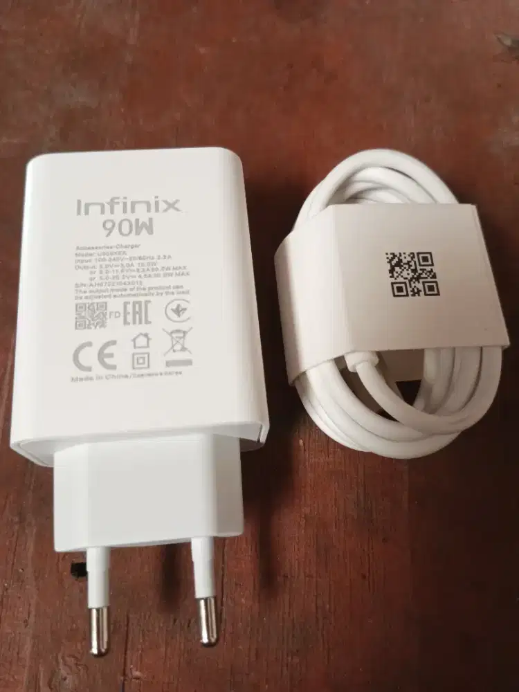Charger Infinix 90W MAX all around fastcharge _ Desimal aktif