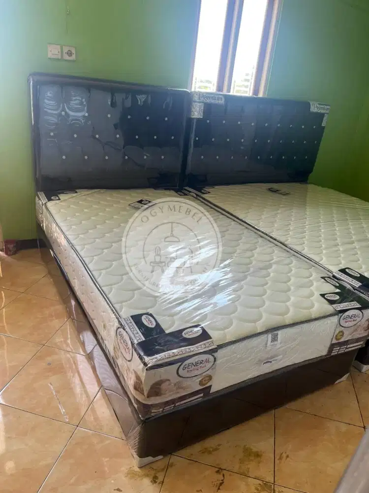 PROMO SET SPRINGBED DIVAN UK 120 TERMURAH SALE