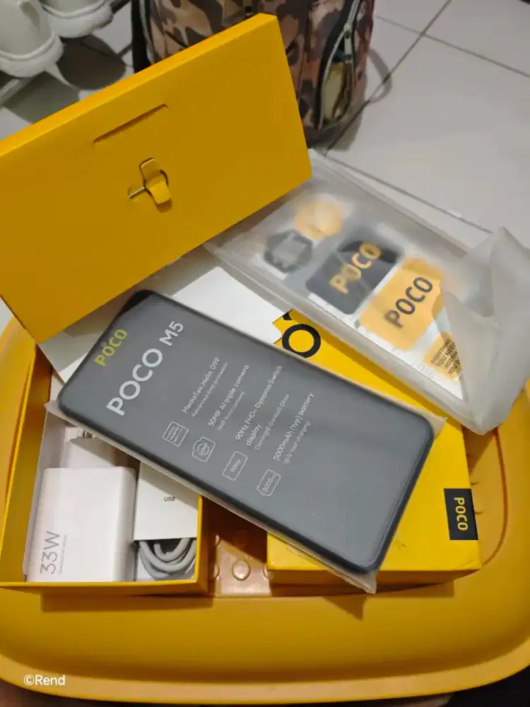 POCO M5 4/128GB Black - Mulus Gress, Mesin Gress.