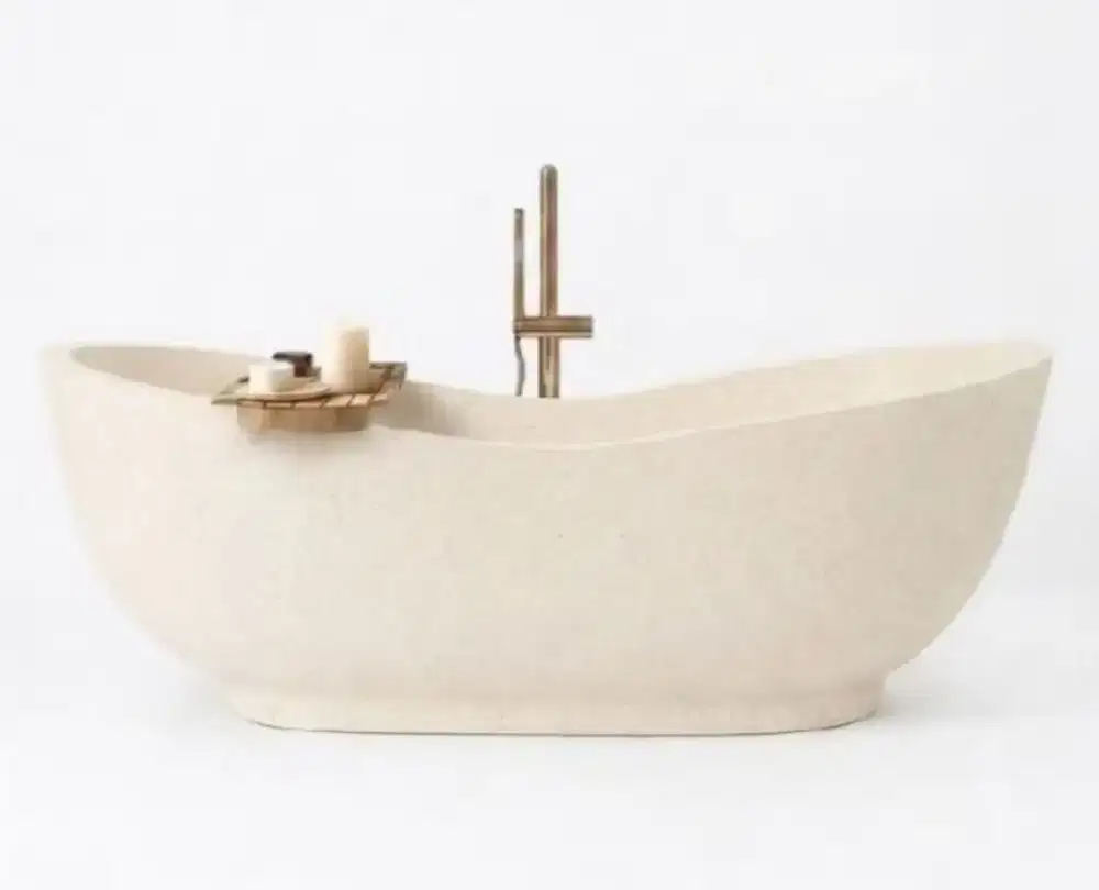 Jual Rugi - Bathtub Portable Terrazzo (Tipe Perahu)