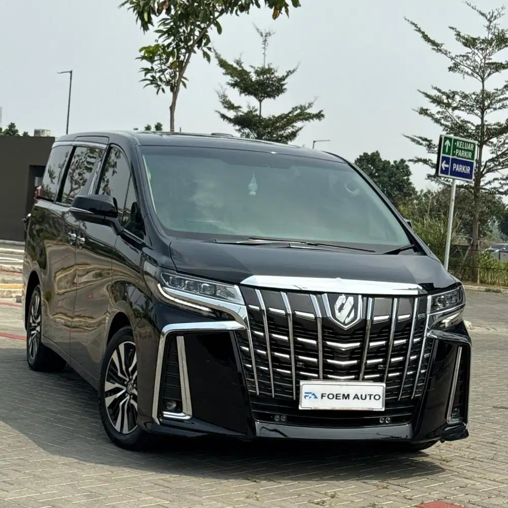 Toyota Alphard G atpm 2016 Hitam Istimewa