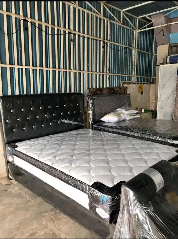 PROMO SET SPRINGBED DIVAN UK 160 TERMURAH SALE