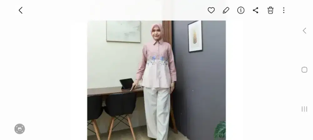 Hijab Mamah Icis - Latina shirt (baju kerja)