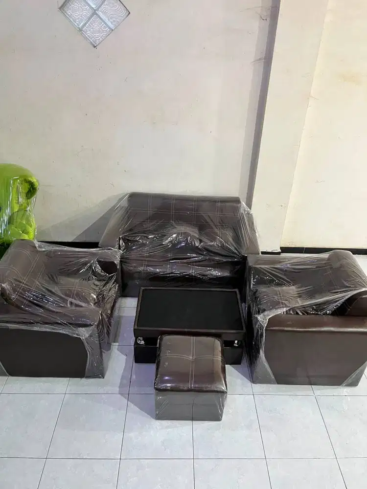 PROMO SET SOFA KULIT TERMURAH TERLARIS