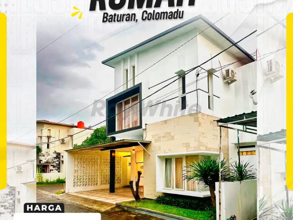 Rumah Cluster Elite 2 Lantai Bangunan Modern Di Springville Baturan Include Furnished