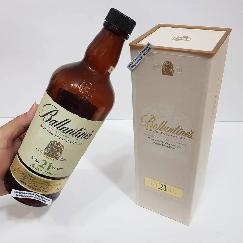 Botol Kosong Balentines 21 Koleksi Antik Hiasan Dekorasi Kamar 700ml