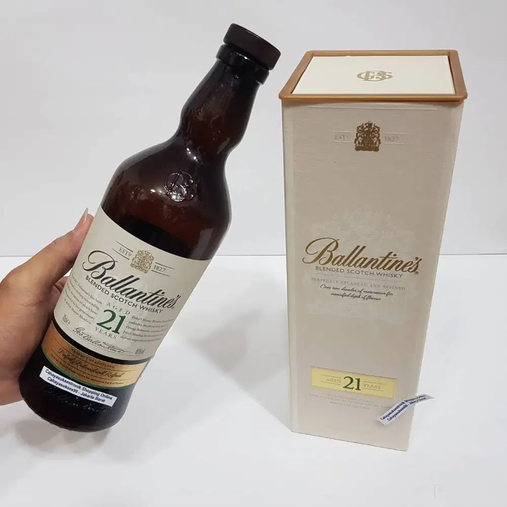 Botol Kosong Balentines 21 Koleksi Antik Hiasan Dekorasi Kamar 700ml