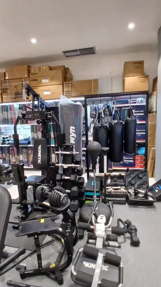 Lengkap alat gym by home kredit bunga 0% dp 0%