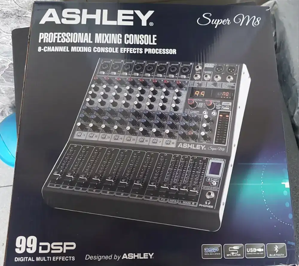 Mixer audio Ashley Super M8