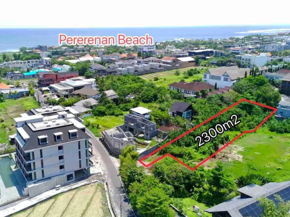 TANAH SUPER PREMIUM SIAP BANGUN DI DEKAT PANTAI PERERENAN BADUNG BALI