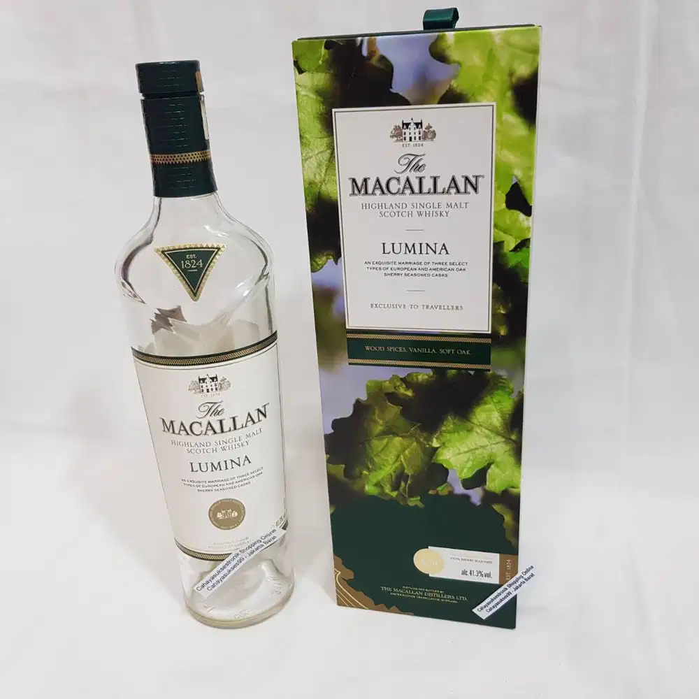 Botol Kosong Bekas Minuman Import Makalan Koleksi Box Hijau 700ml