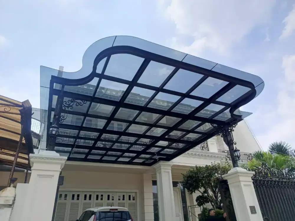 Canopy atap kaca