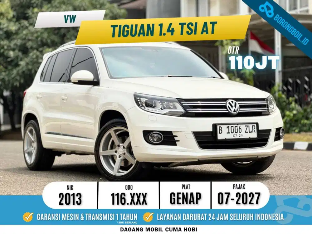 MOBIL RAWATAN! TIGUAN 1.4 TSI AT 2013 PUTIH