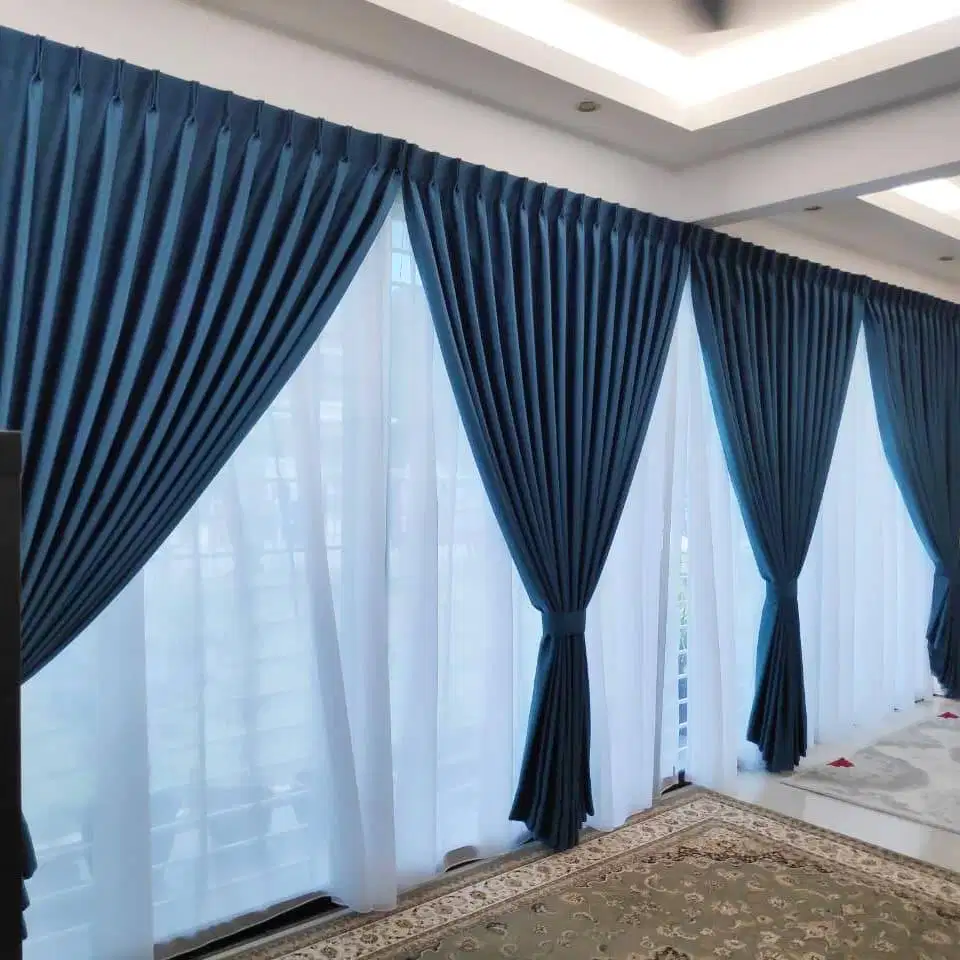 Gorden Vertikal/Vertical Blinds Roll/Roller Krey Wallpaper Dinding 3D