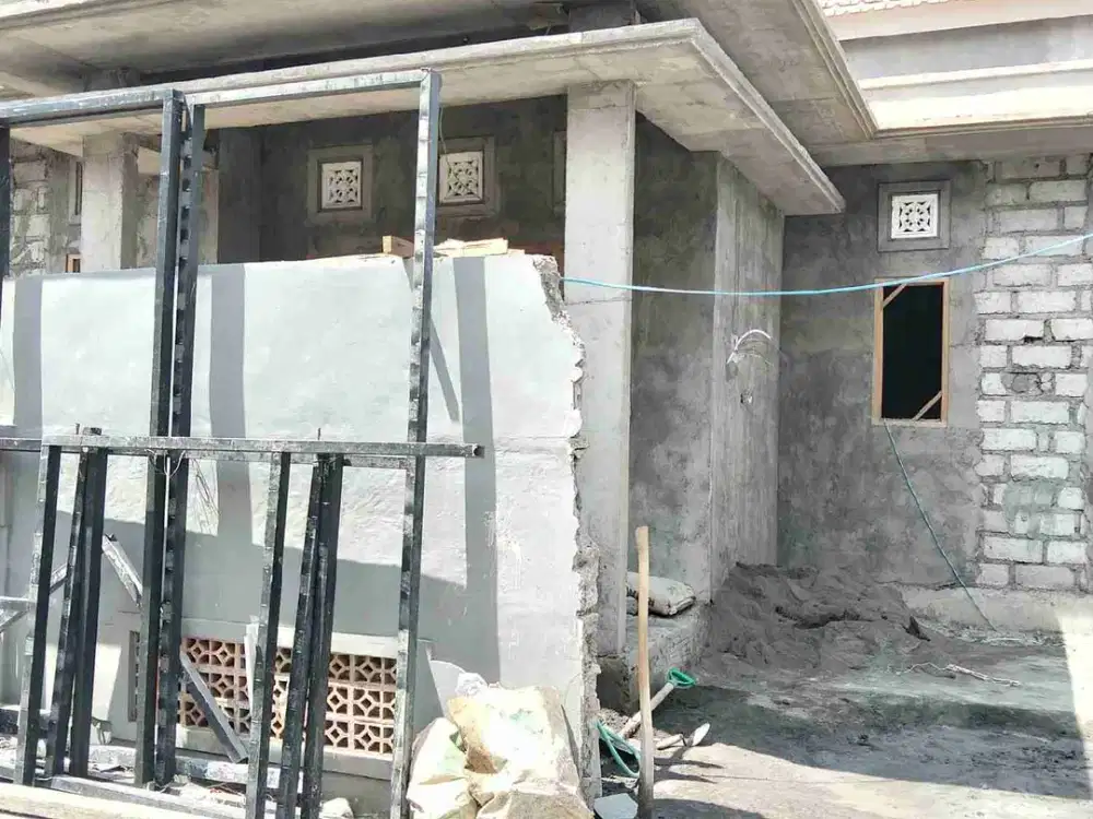 Dijual rumah baru tahap finishing lokasi dalung permai dekat pompa bensin