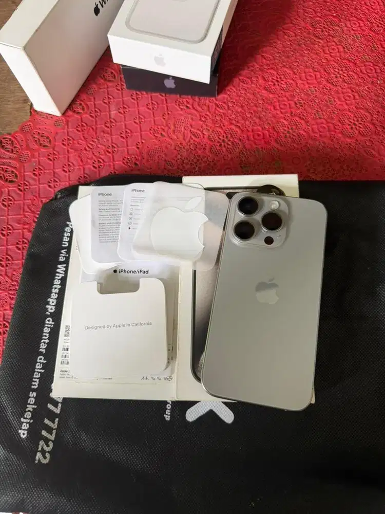 iPhone 15 Pro iBox 128GB Natural Titanium Fullset Like new