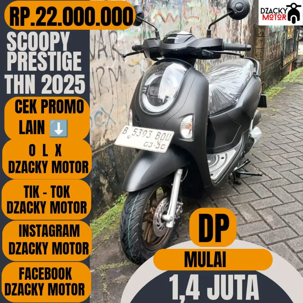 SCOOPY PRESTIGE 2025 SECOND LIKE' NEW