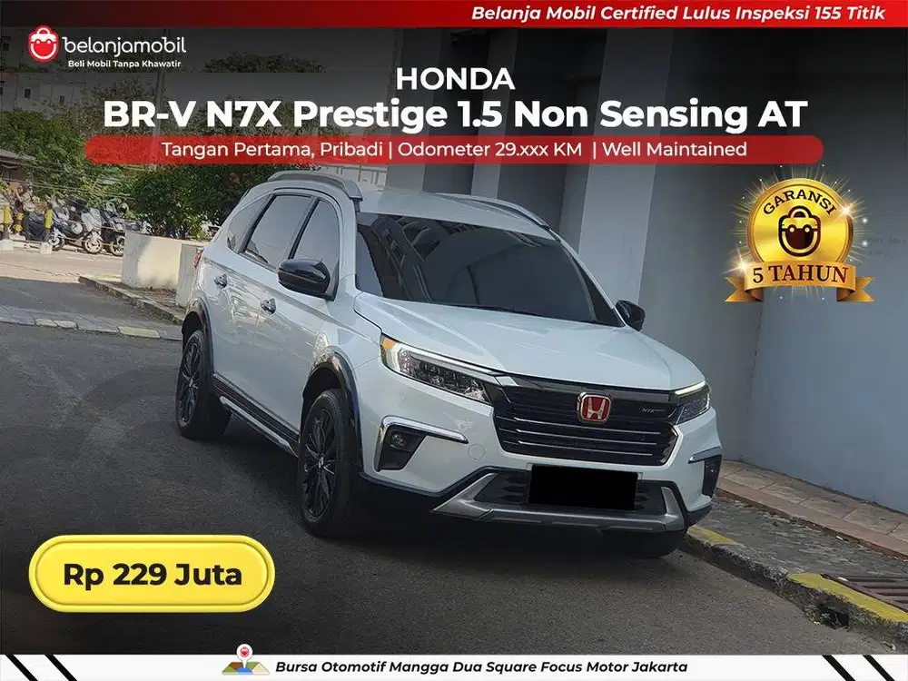 [ GARANSI 5TH ] Honda BR-V BRV BR V N7X Prestige 1,5 AT 2024/2025
