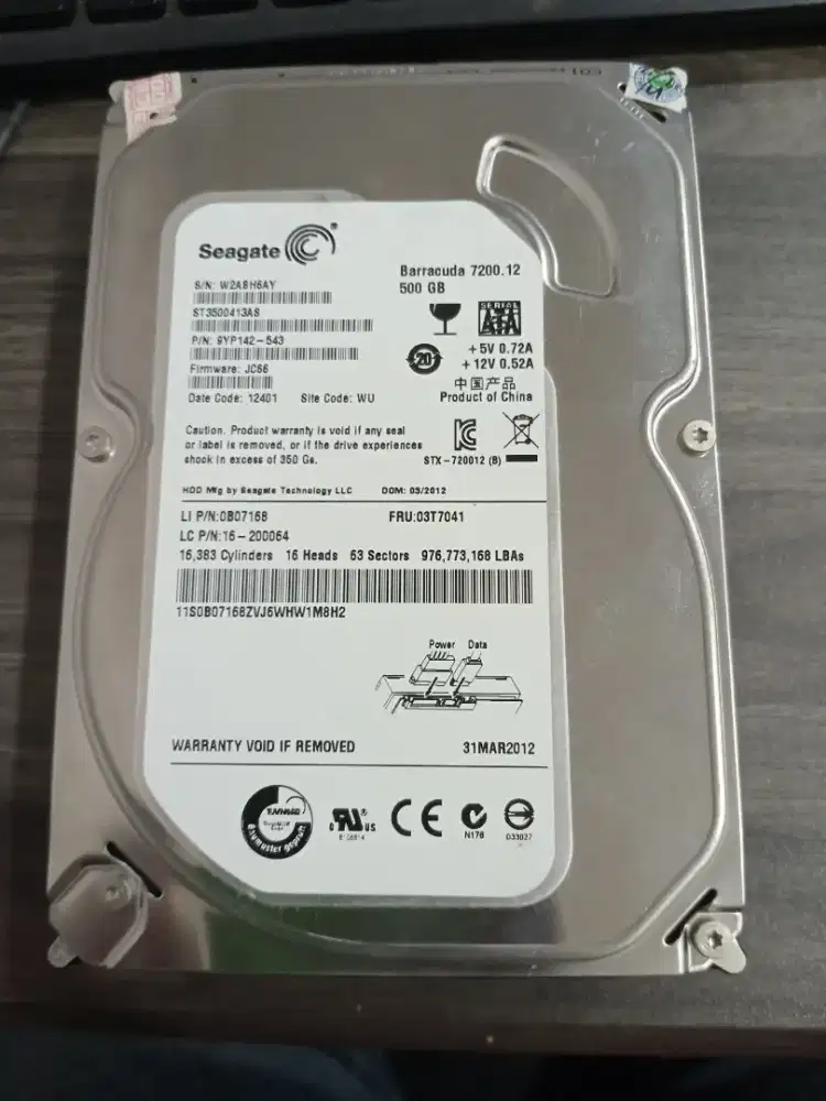 Hardisk PC 500GB