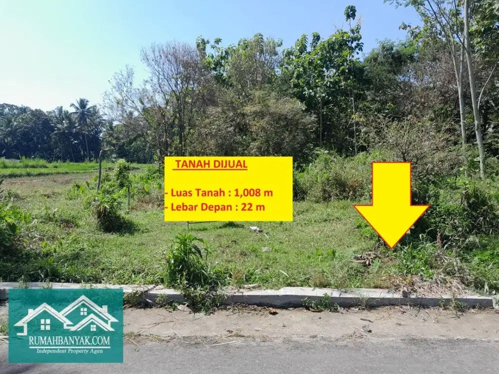 Jual Tanah Murah & Strategis Di Cangkringan; Suasana Asri, Sejuk & Tenang Cocok Untuk Villa & Usaha Kuliner