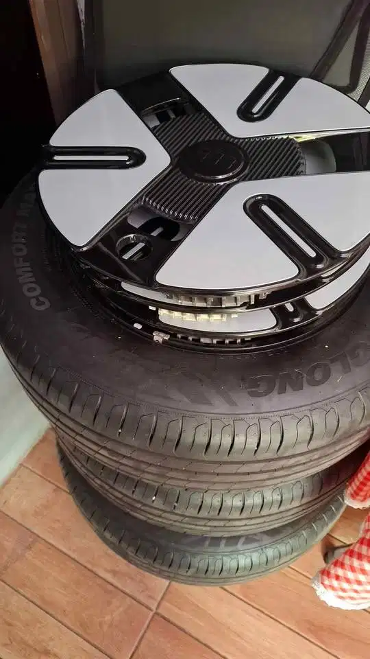 Ban, velg dop r15 geely ex2 pro buat serep