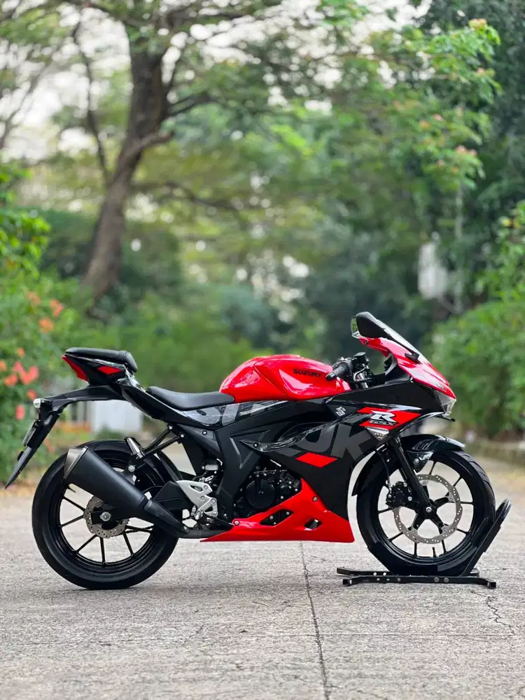 SUZUKI GSX R150 2023 MERAH HITAM KM 3K PAJAK ON RASA BARU