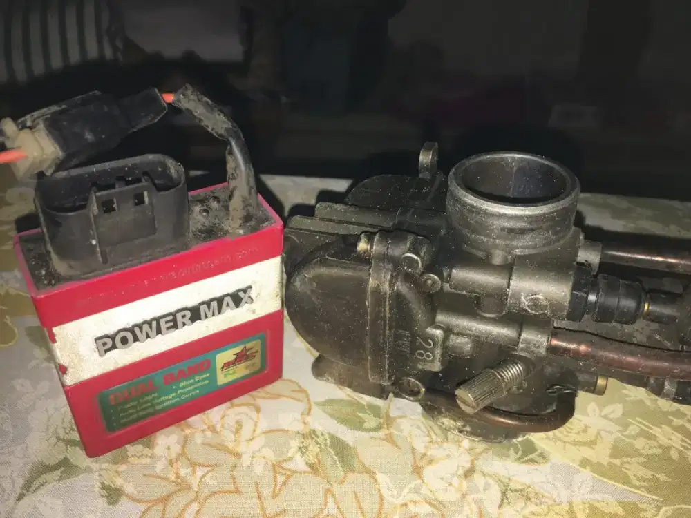 CDI BRT Power Max Dual Band Karburator Racing—Copotan Motor,Siap Pakai