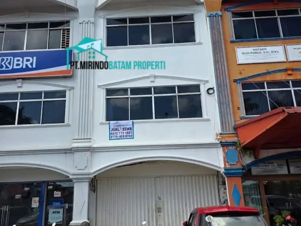 DIJUAL/DISEWAKAN RUKO GOLD HILL 4 LANTAI SAMPING BRI SEI PANAS