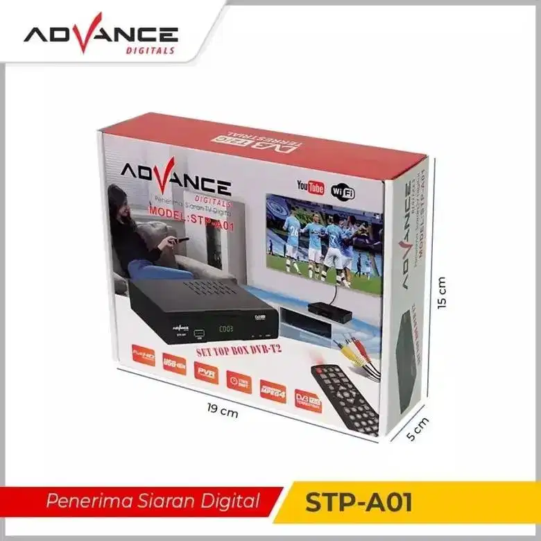 STB Advance Set Top Box STB DVB Full HD Receiver TV DIGITAL STP-A01s