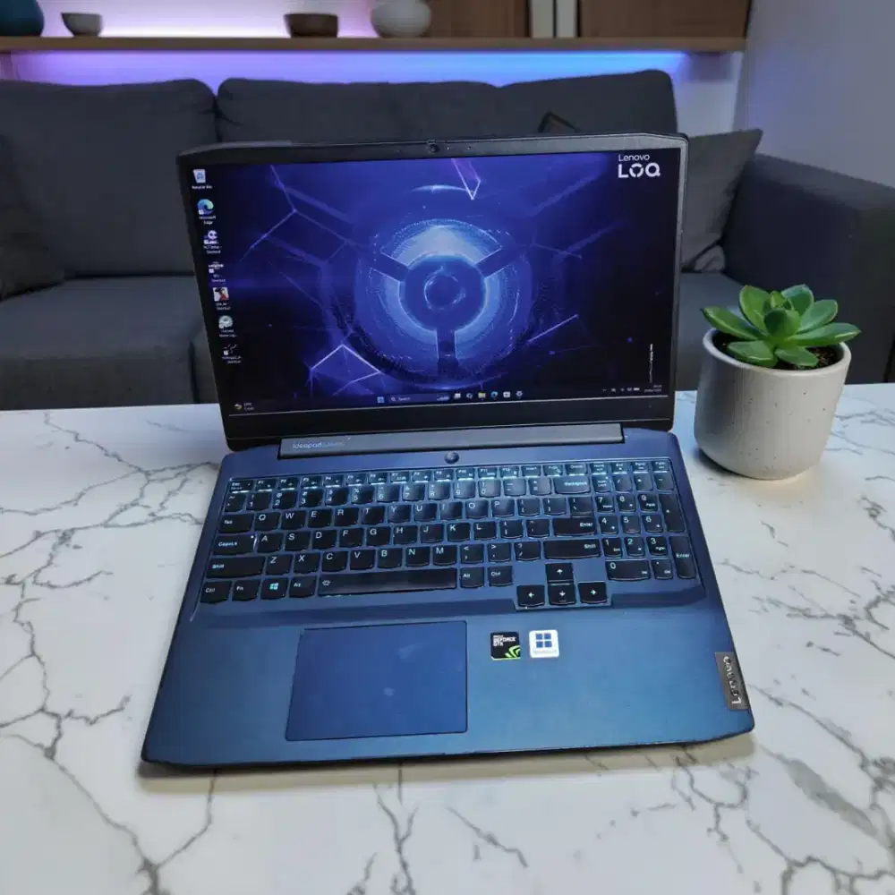 Laptop Lenovo IP GAMING RAM 16GB VGA NVIDIA Siap COD