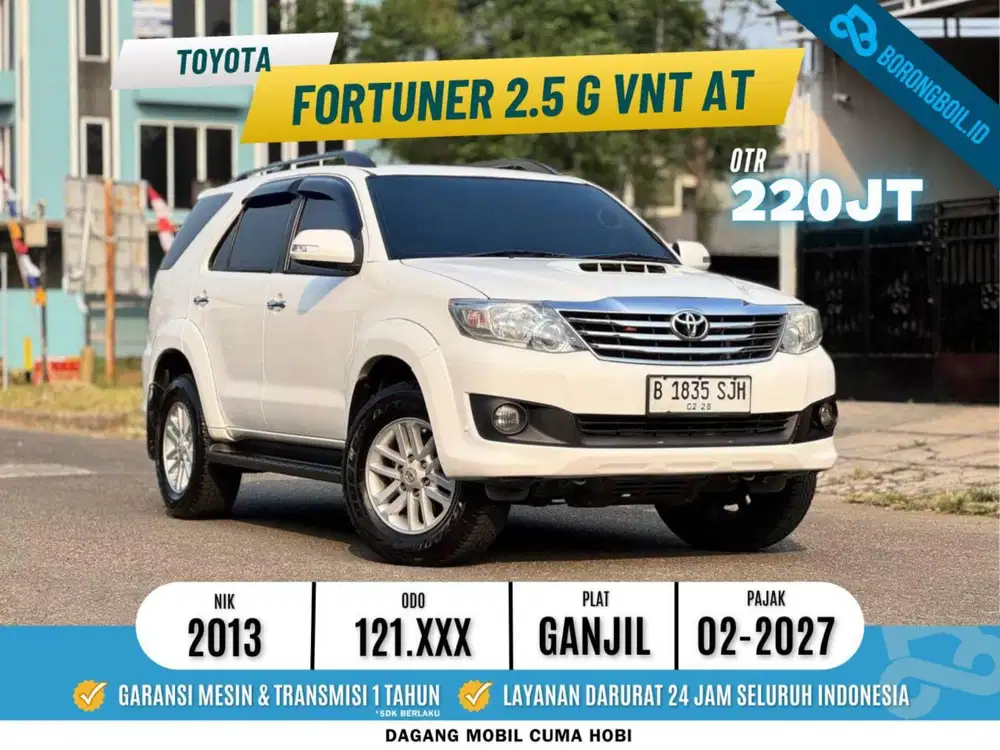 NEGO SAMPE DEAL! FORTUNER 2.5 G  AT VNT 2013
