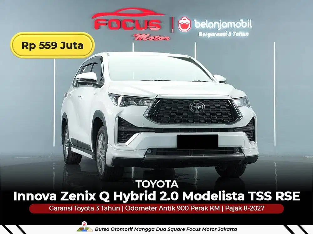[ODO 900 KM] Toyota Innova Zenix Q Hybrid Modelista TSS RSE 2026/2025