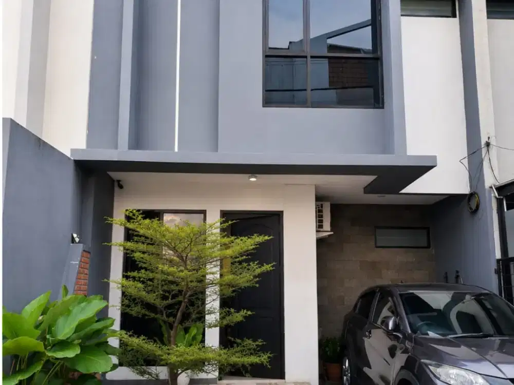 Rumah Modern Minimalis Bonus Rooftop di Pondok Kacang RN-18962