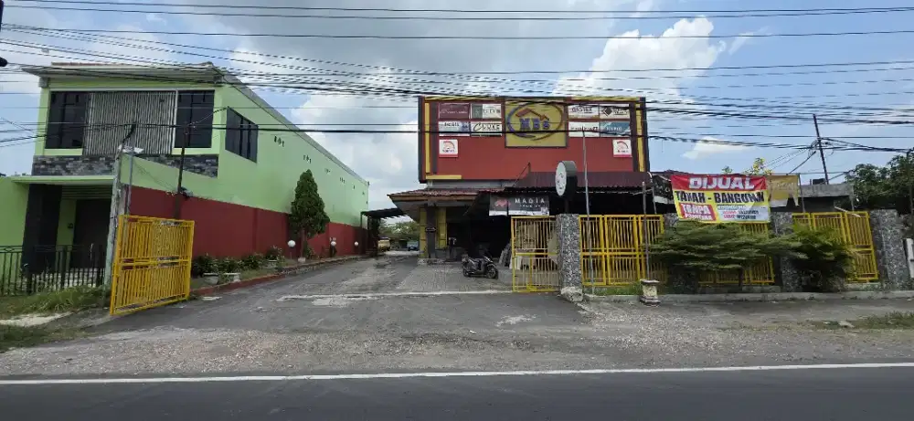 DIJUAL TANAH BANGUNAN GUDANG+SHOWROOM SELUAS ±9000m² (HARGA BISA NEGO)