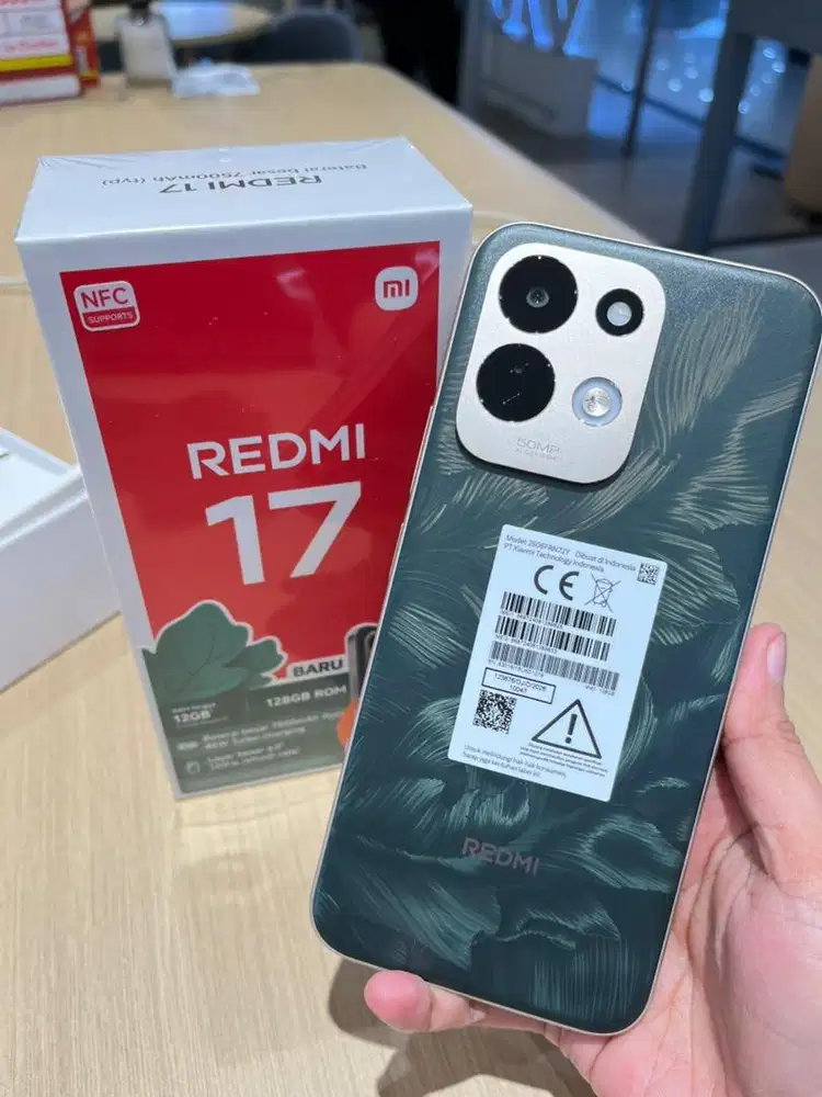 Redmi 17 4+4/128 new garansi resmi