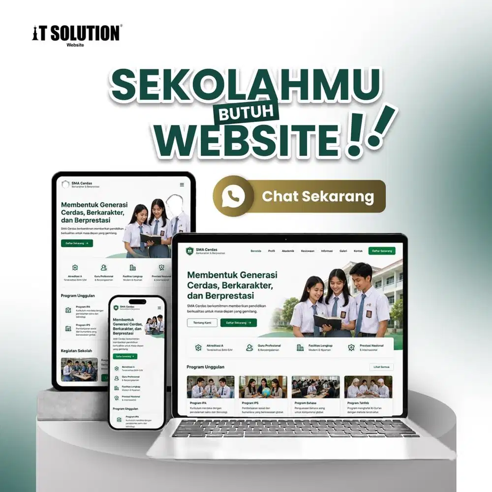 Pembuatan Website Sekolah Profesional dan Seo Friendly
