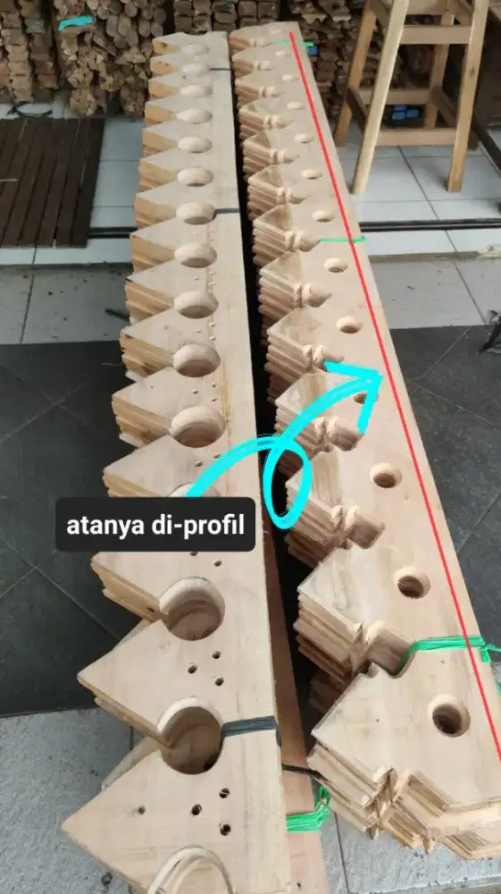 Gigi Balang Pagar Kayu Betawi & Lisplang Kayu Betawi untuk Rumah