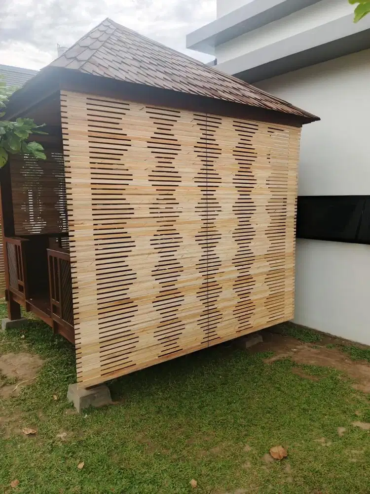Tirai/krey bambu,rotan,kayu