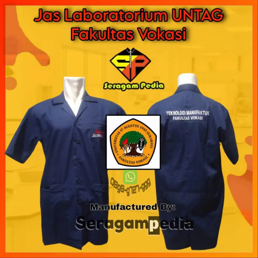 Produsen Jas Lab Mahasiswa Fakultas Vokasi Tarakan - Berkualitas