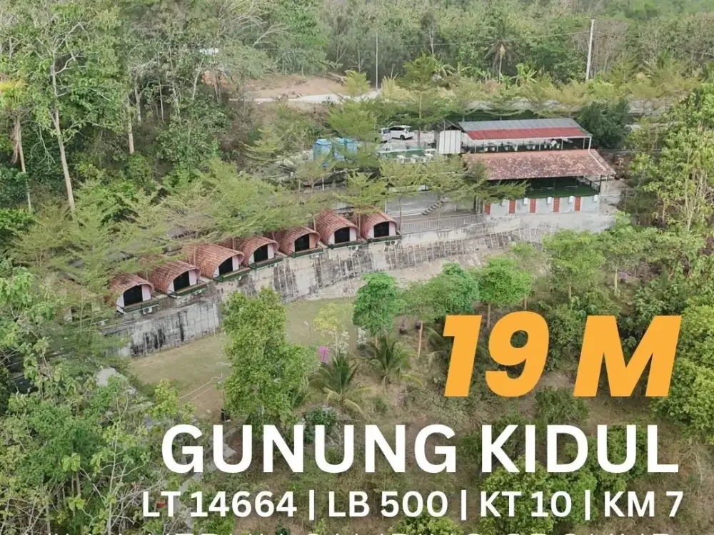 Jual Villa Camping Ground Wonosari Gunung Kidul View Sunset Lokasi Sejuk Hening Cocok Untuk Healing