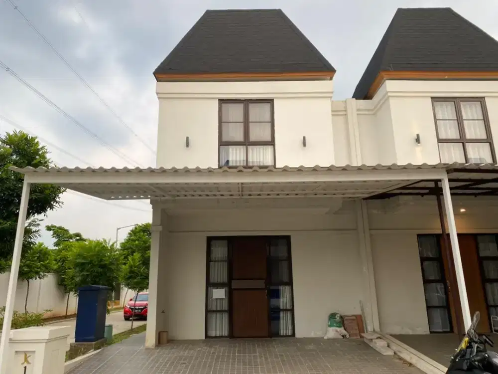 Dijual rumah hook 2lt Furnished di Vida Bekasi Cluster Kencana